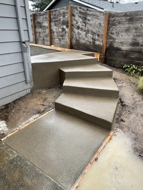 Concrete steps