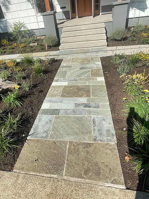 Stone walkway